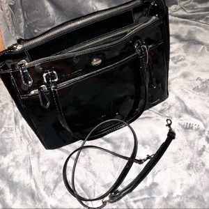 Authentic Coach Black Hand Bag